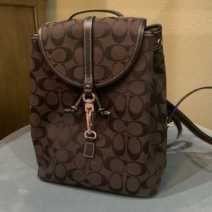 coach womens backpack purse